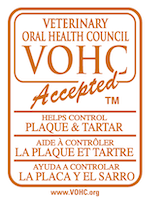 Pieczęć VOHC jest znakiem towarowym zarejestrowanym w Stanach Zjednoczonych przez Veterinary Oral Health Council, korporację zarejestrowaną w USA